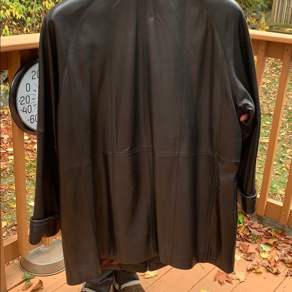 Women leather jacket plus size - Picture 5 of 5